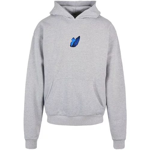 MT Upscale Sweater majica 'Le Papillon' plava / siva / crna / prljavo bijela