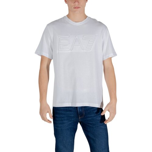 Ea7 Emporio Armani Polo majice dolgi rokavi 7M000149 AF14772 Bela Cene