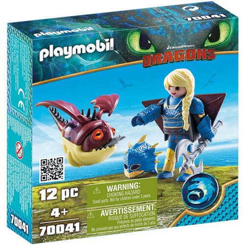 Playmobil dragon astrid sa hobgobbler-om 70041 Slike