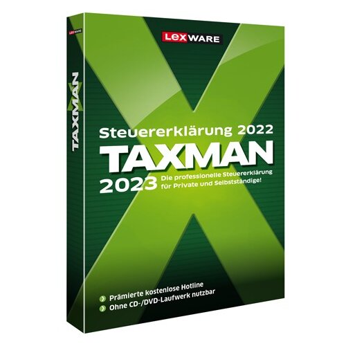 LEXWARE TAXMAN 2023 - 1 Device, bis zu 5 Steuererkl&amp;auml;rungen - ESD-DownloadESD&amp;quot; Slike