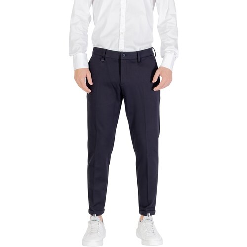 Antony Morato Hlače Chino / Carrot ASHE SUPER SKINNY FIT IN TWILL MMTS00062-FA151183 Modra Slike