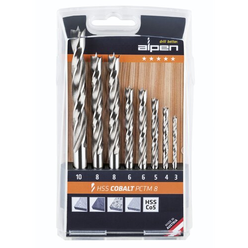 ALPEN-MAYKESTAG Alpen HSS-Co5 PCTM 8-tlg Profi Holz Slike