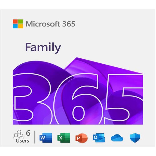Microsoft Licenca Retail 365 Family FY25H2 /32bit/64bit/English/6 korisnika/1 godina Cene