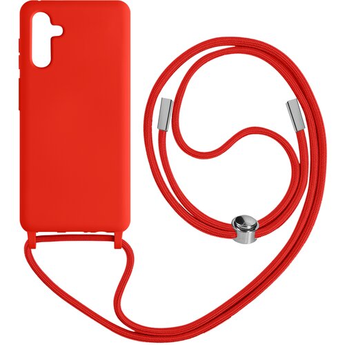 AVIZAR Ovitek z vrvico za Samsung A54 5G, serija NeckShell, rdeca, (20670332) Cene