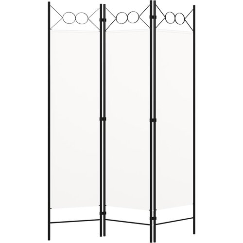 Furnova Paravan 3-delni bel 120x180 cm, (21929674) Slike