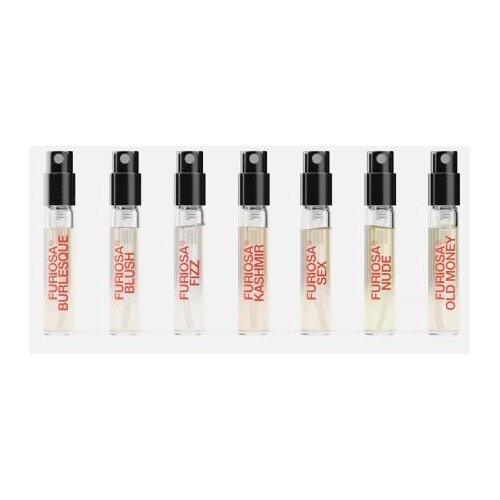 Furiosa Discovery Set set: EDP Blush 2 ml + EDP Sex 2 ml + EDP Burlesque 2 ml + EDP Fizz 2 ml + EDP Nude 2 ml + EDP Kashmir 2 ml + EDP Old Money 2 ml za žene Cijene