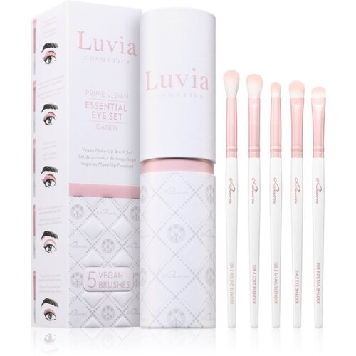 Luvia Cosmetics Prime Vegan Candy set čopičev za ličenje oči Slike