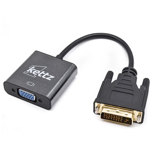 Kettz adapter-konverter dvi-d m 24+1 - vga f KT-D2VG-241 Slike