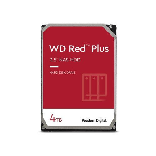 Western Digital 4TB 3.5" SATA III 128MB 40EFZX Red Plus Cene