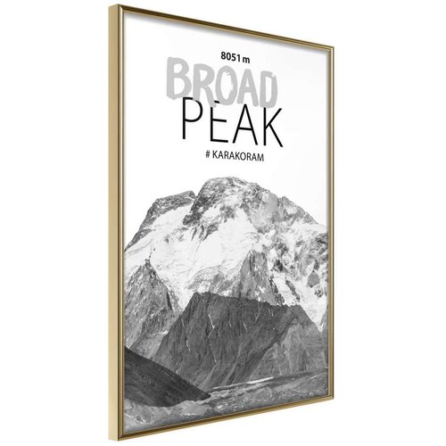  Poster - Peaks of the World: Broad Peak 40x60 Slike