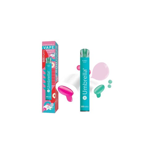 Umbrella 600 Puffs Bubble Gum 20mg Cijene