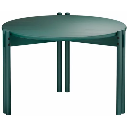 Karup Design Zeleni okrugao stolić za kavu od masivnog bora ø 60 cm Sticks –