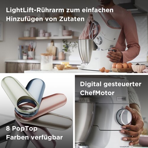 Kenwood KVL65.001WH Titanium Chef Baker Kuhinjski robotXL Slike