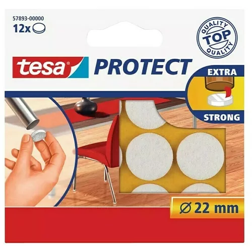 Tesa Podložna pločica Protect (12 Kom., Bijela)