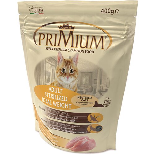 Cinffi primium hrana za mačke cat adult sterilised/weight - piletina 400g Cene