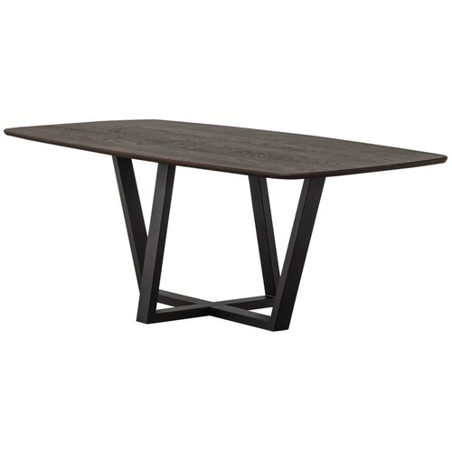 WOOOD Jedilna miza s hrastovo mizno plo&amp;scaron;čo 100x220 cm Tablo &amp;ndash; Slike