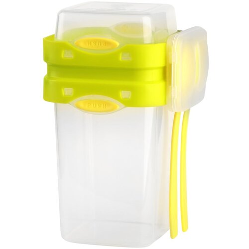 Vialli Design zelena kutija za međuobrok i obrok s priborom, vialli design, 650ml+230m Cene
