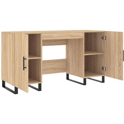  Radni stol boja hrasta sonome 140x50x75 cm konstruirano drvo Slike