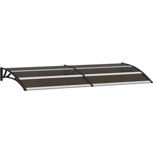 Maison Chic Nadstrešek - Senčniki za vrata črn 200x75 cm PC, (22039194) Cene