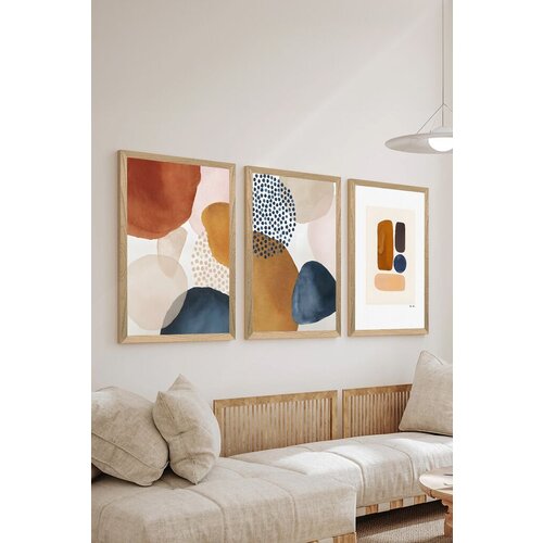 Wallity dekorativna slika Artsycllct2, 33x48cm, 3 dela Slike