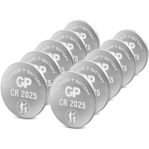 GP Batteries 1x10 GP CR 2025 Lithium 3V 10 pcs. 0602025C10 Slike
