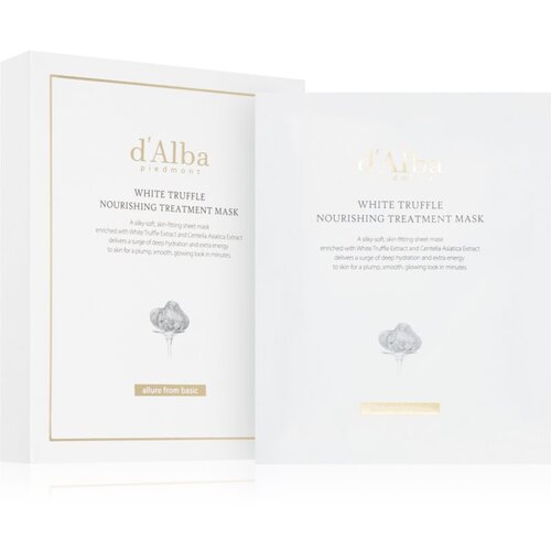 D&amp;#039;Alba White Truffle Nourishing Treatment Mask intenzivno vlažilna maska za obraz s pomirjajočim učinkom 5x25 ml Slike