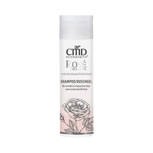 CMD Naturkosmetik Ros&amp;eacute; exclusive &amp;scaron;ampon/gel za tu&amp;scaron;iranje - 200 ml Slike