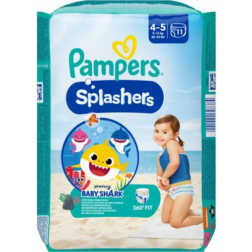 Pampers Splashers 4-5 jednokratne pelene za kupanje 9-15 kg 11 kom