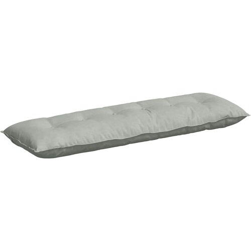 VidaXL Poglavni vzglavnik Svetlo siva 160 x 50 cm Žametna tkanina, (5000278475) Slike