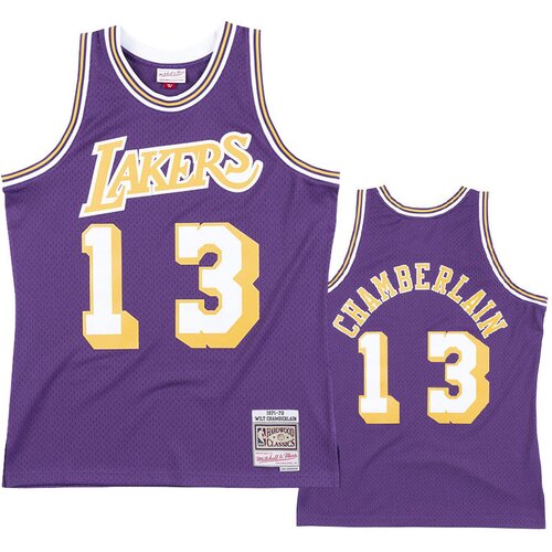 Mitchell And Ness wilt chamberlain 13 los angeles lakers 1971-72 mitchell & ness road swingman dres Cene
