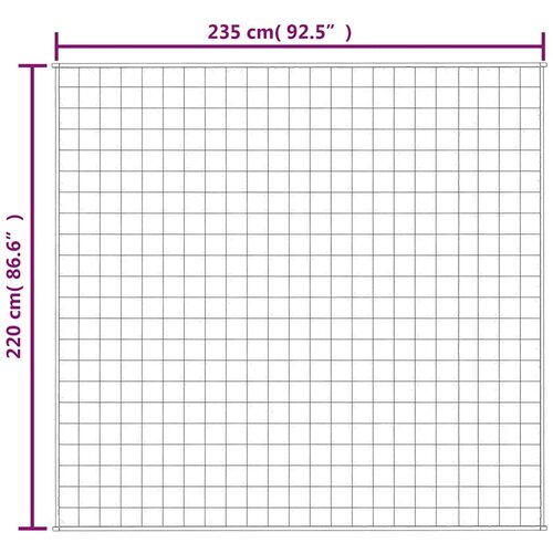  Te&amp;scaron;ka deka siva 220x235 cm 15 kg od tkanine Slike