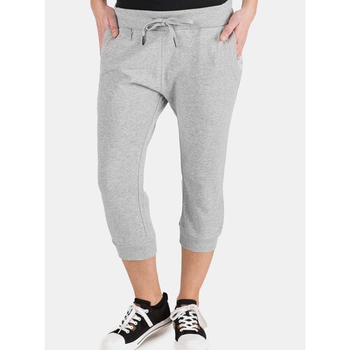 SAM73 Light gray Womens 3/4 Sweatpants SAM 73 - Ladies Cene