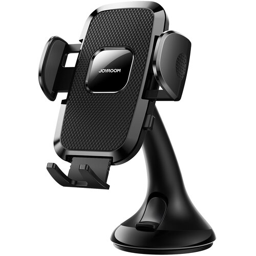 Joyroom Univerzalni mehanski avto nosilec za telefon v kabini, steklo, črn, (21831487) Slike