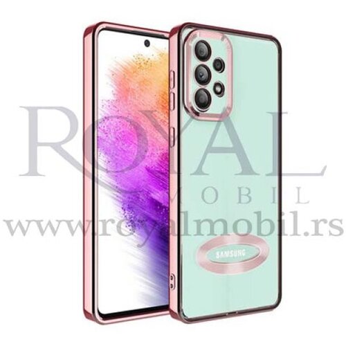  futrola sa niklovanim obodom No1 za xiaomi redmi 10 roze Slike