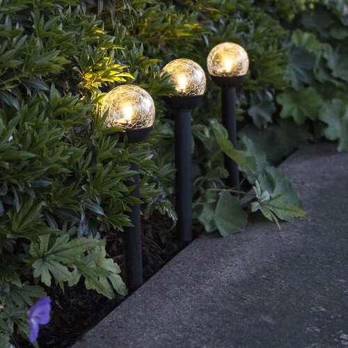 Star Trading Set od 3 vanjske solarne LED svjetiljke Roma, visina 23 cm Slike