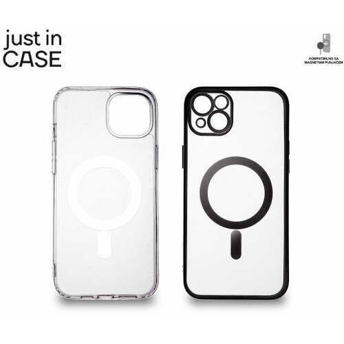 Just In Case 2u1 Extra case MAG MIX paket CRNI za iPhone 14 Plus Cene