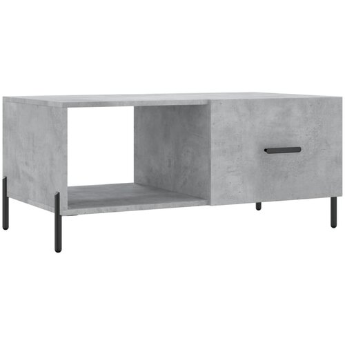Maison Chic Klubska mizica - kavna mizica - Nizka mizica betonsko siva 90x50x40 cm konstruiran les, (21754727) Cene