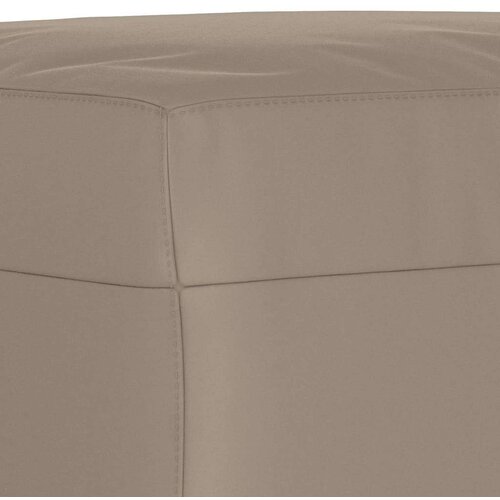  3-dijelni set sofa s jastucima smeđesivi od mikrovlakana Slike