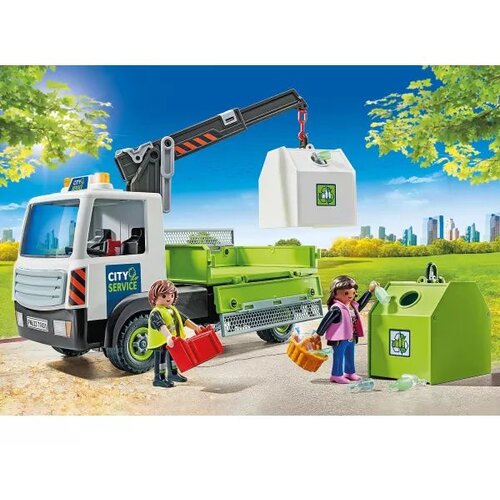 Playmobil City action Kamion za reciklažu stakla ( 1040624 ) Slike