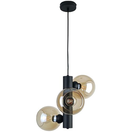  Luster na sajli TUBE 3xE27/60W/230V crna/zadimljeno bež Cene