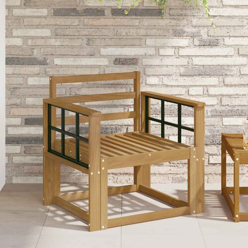  Set vanjskih sofa Čvrsto drvo akacije Bijela Cene