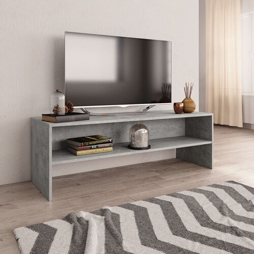 VidaXL TV omarica betonsko siva 120x40x40 cm iverna plo&amp;scaron;ča Slike
