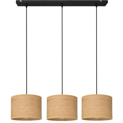  Visilica na sajli ALBA 3xE27/15W/230V braon/crna Cene