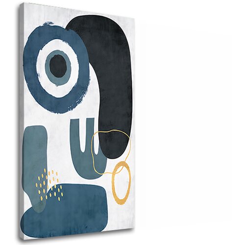  Slike  na platnu tirkizni apstrakt 001 (moderne slike na platnu) Cene