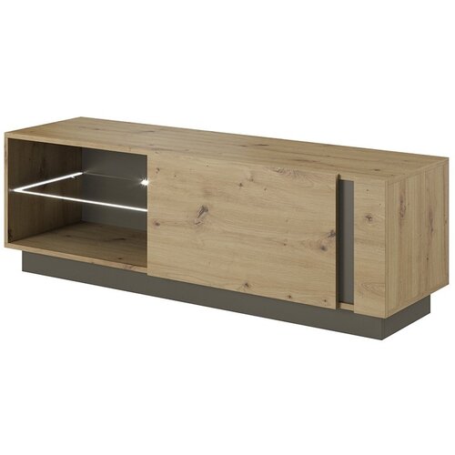 Laski meble tv element arco - hrast + grafit Slike