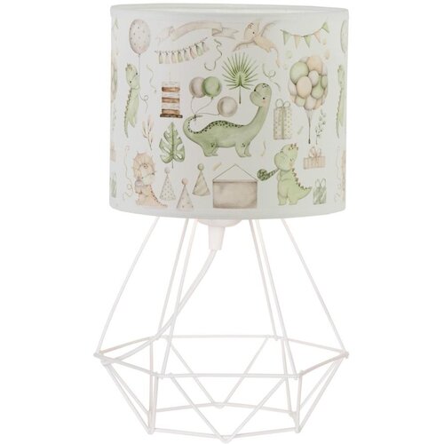  Dečija stona lampa KIDS ROOM 1xE27/60W/230V, prečnik 18 cm, s motivom dinosaurusa Cene