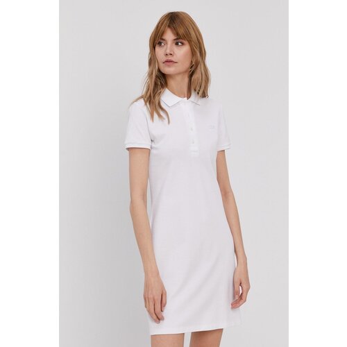 Lacoste Haljina boja: bijela Slike