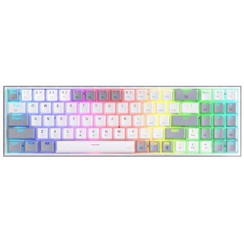 Redragon Pollux K628 RGB Gaming Keyboard White Red Switch Cene