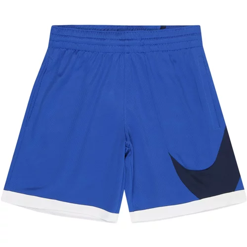 Nike Športne hlače kraljevo modra / črna / bela