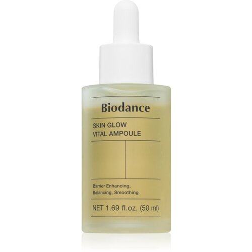 BIODANCE Skin Glow Vital Ampoule posvetlitveni in vlažilni serum s probiotiki 50 ml Slike